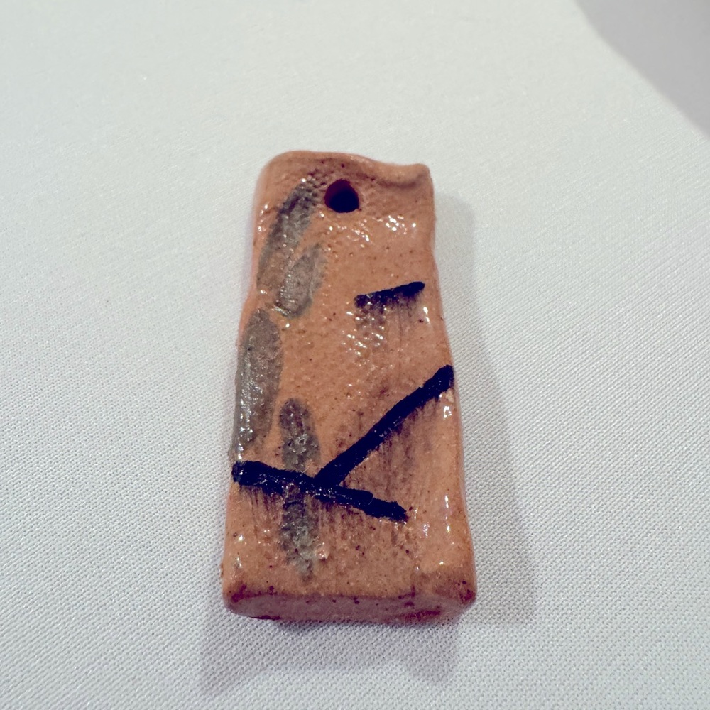 Handcrafted Clay Pendant